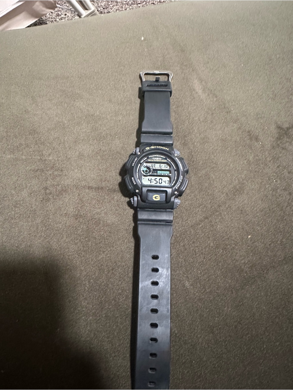 Casio GShock Black Digital Resin Strap Watch Casio GShock Black Digital Resin Strap Watch